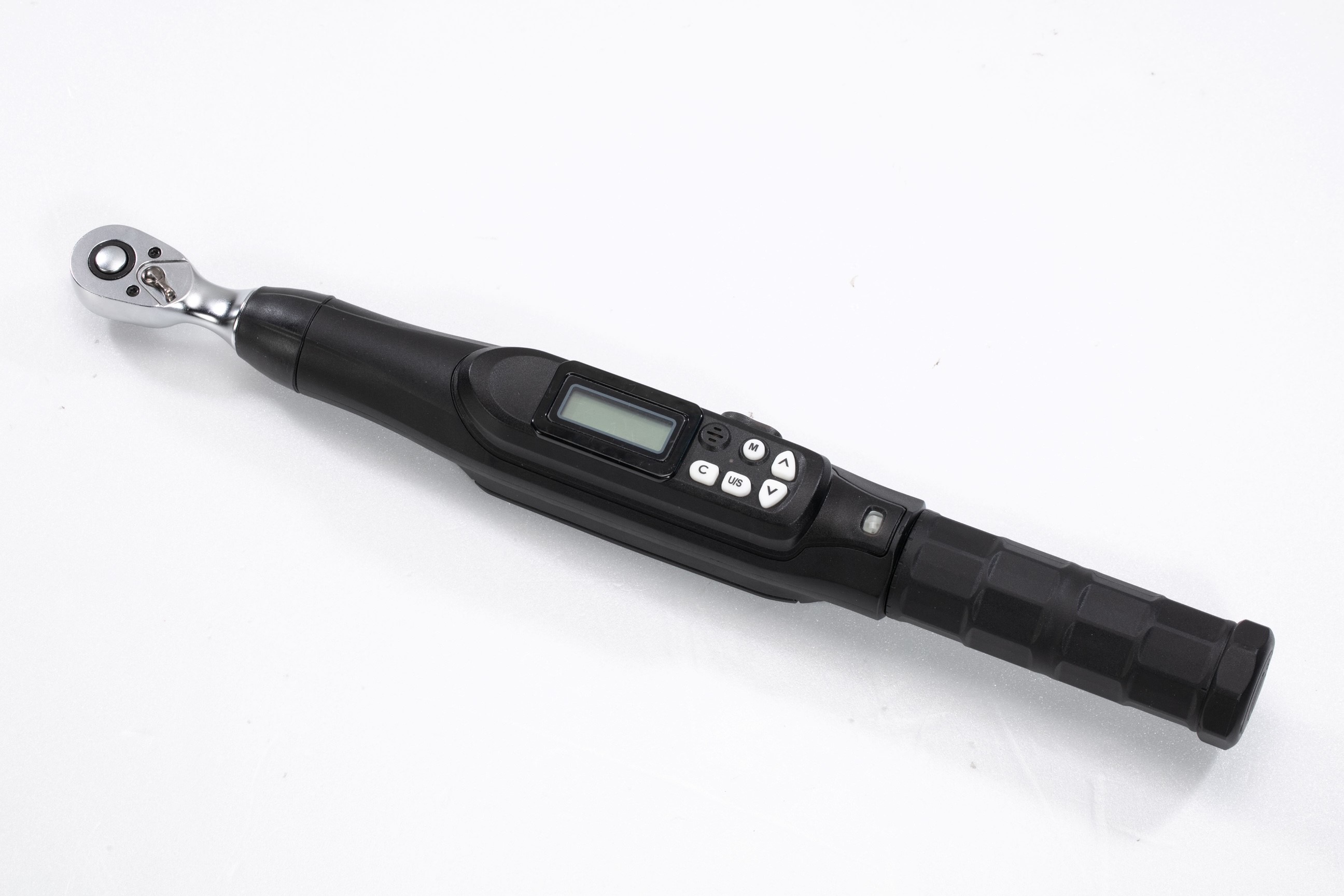 Fixed head memory presets digital torque wrench with 12 LEDs